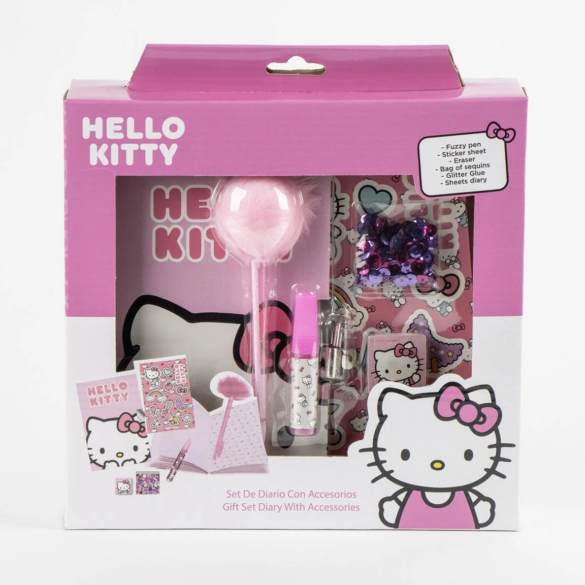 DIARIO SET HELLO KITTY - Imagen 4
