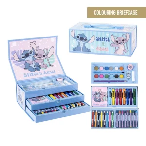 SET COLOREABLE MALETÍN STITCH