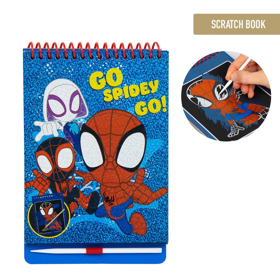SET DE PAPELERIA SCRATCH BOOK SPIDEY - Imagen 2