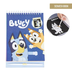 SET DE PAPELERIA SCRATCH BOOK BLUEY