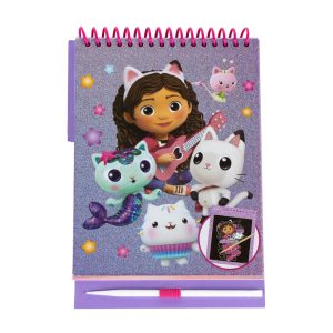 SET DE PAPELERIA SCRATCH BOOK GABBY´S DOLLHOUSE