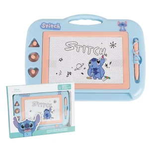 SET DE PAPELERIA PIZARRA MAGNETICA STITCH