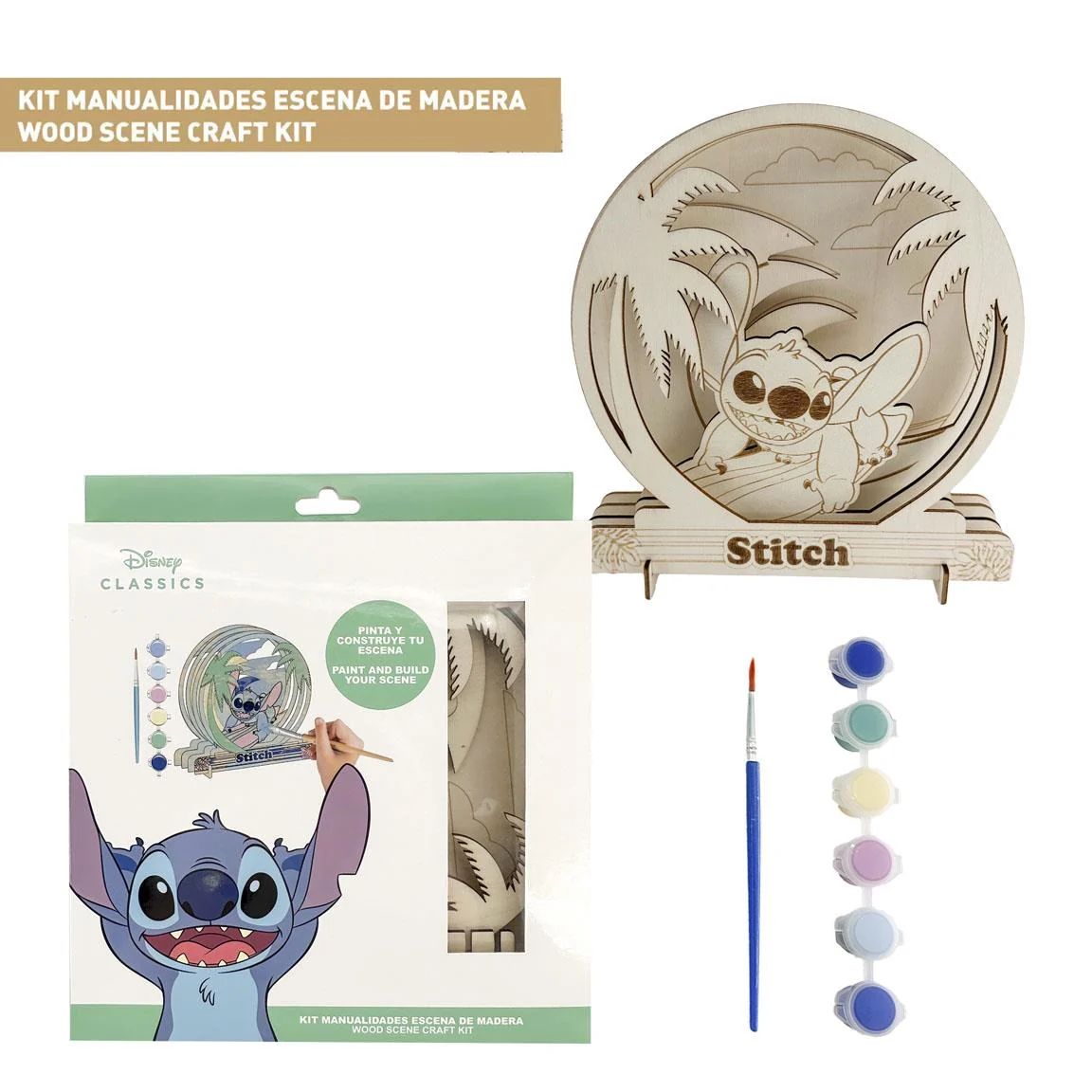 FIGURAS COLOREABLES MADERA STITCH