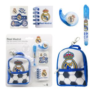 SET DE PAPELERIA MINIMOCHILA REAL MADRID