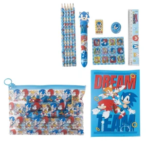 SET PAPELERIA ESCOLAR EVA SONIC