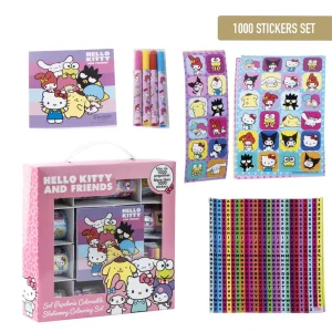 SET STICKERS 1000 PIEZAS HELLO KITTY