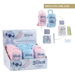 SET DE PAPELERIA SORPRESA STITCH