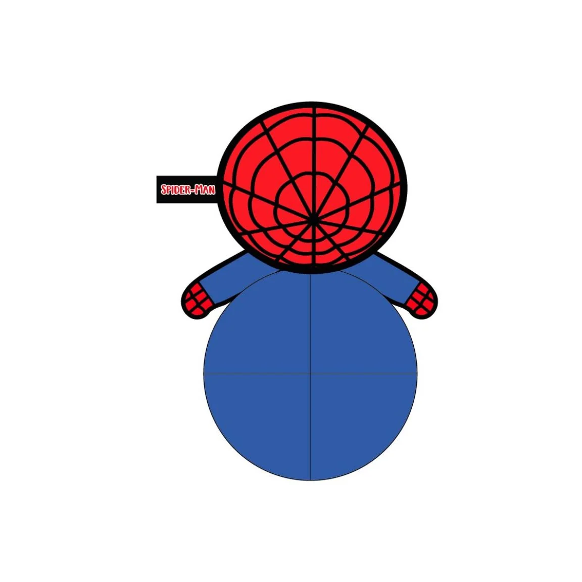 JUGUETE PARA PERRO PELOTA SPIDERMAN - Imagen 3