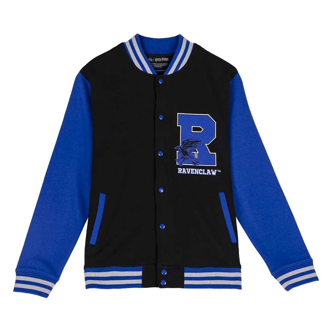 SUDADERA CON CREMALLERA COTTON BRUSHED HARRY POTTER RAVENCLAW - Imagen 2