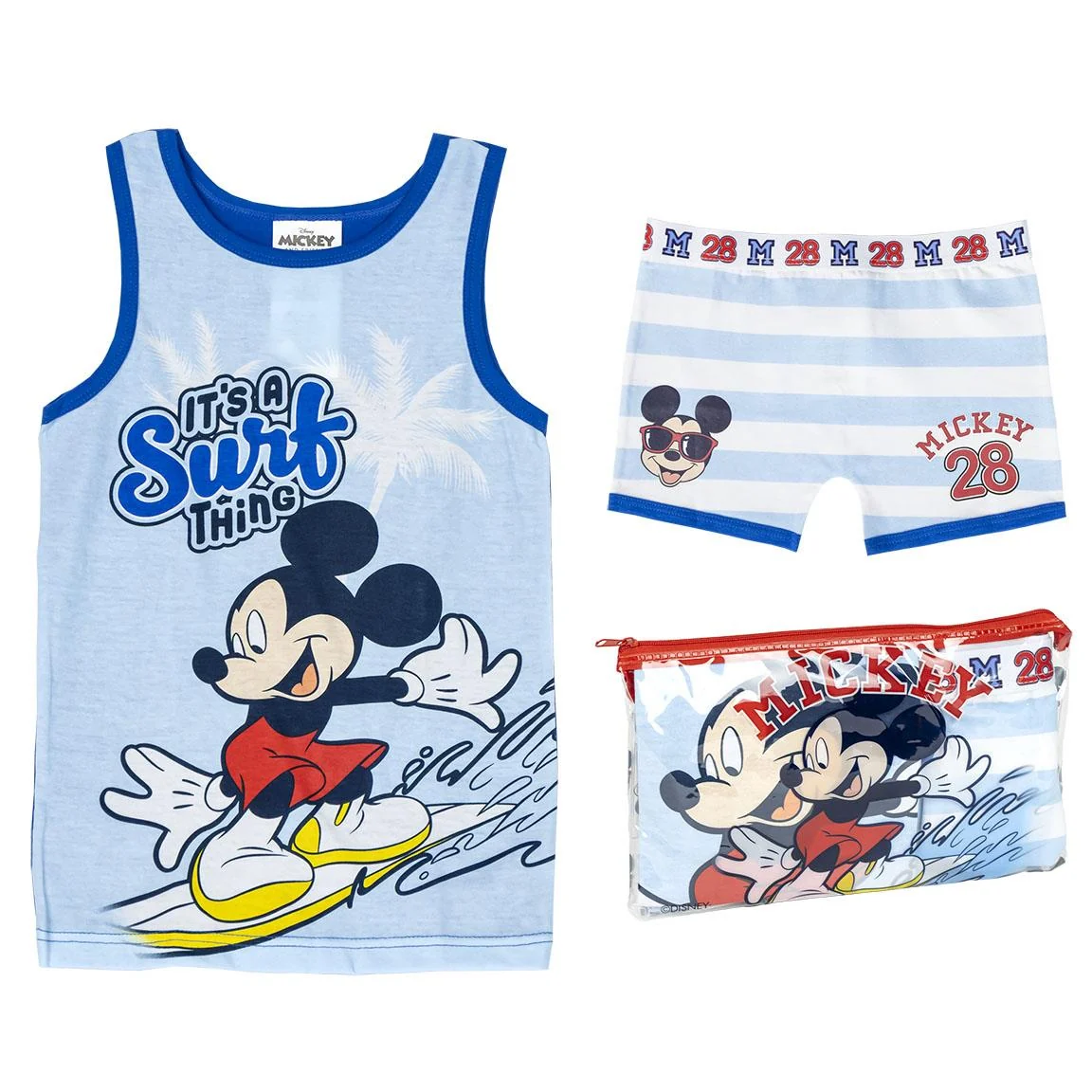 PIJAMA TIRANTES SINGLE JERSEY NECESER MICKEY - Imagen 2