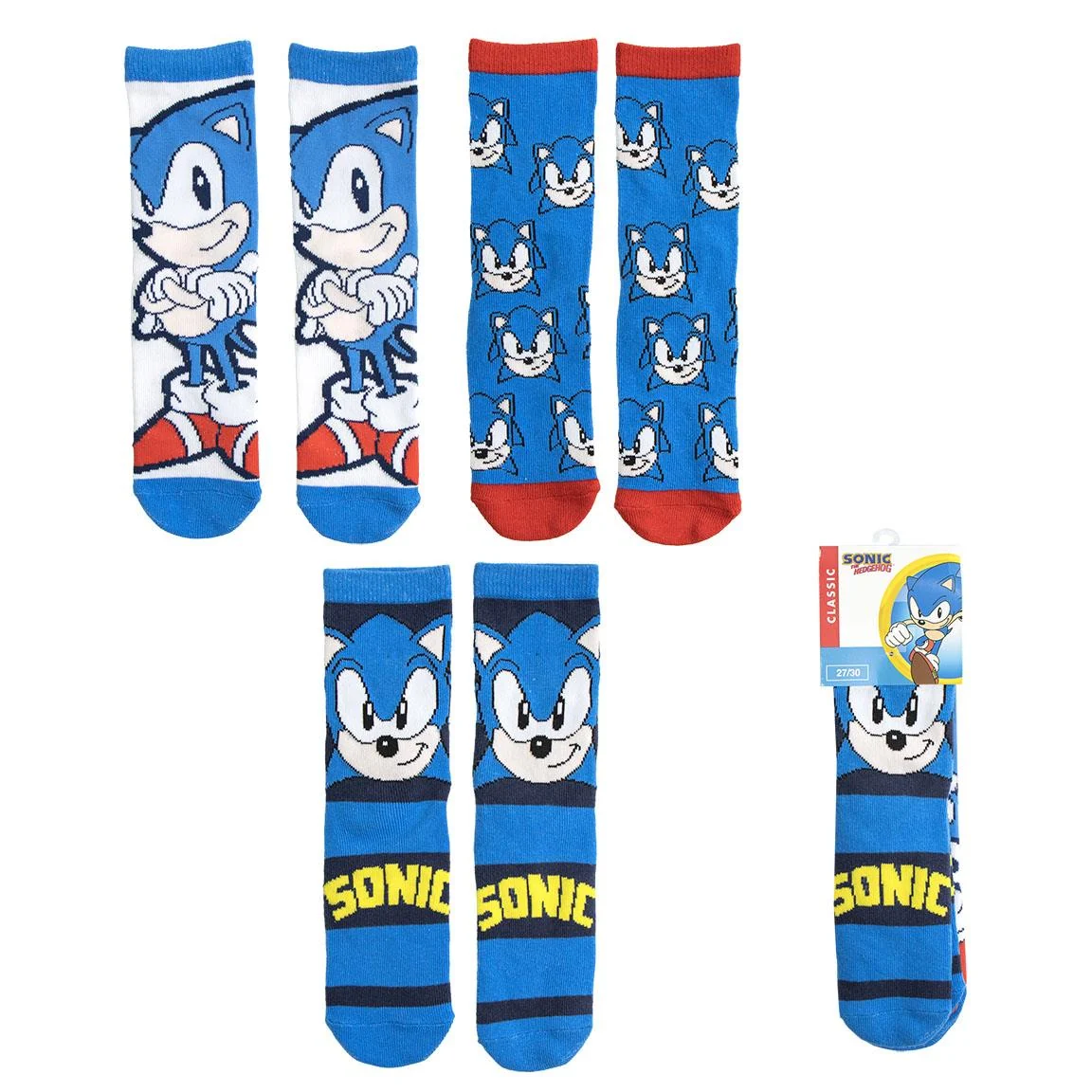 PACK CALCETINES 3 PIEZAS SONIC - Imagen 2