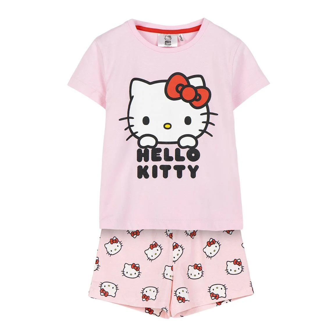 PIJAMA CORTO SINGLE JERSEY HELLO KITTY - Imagen 2