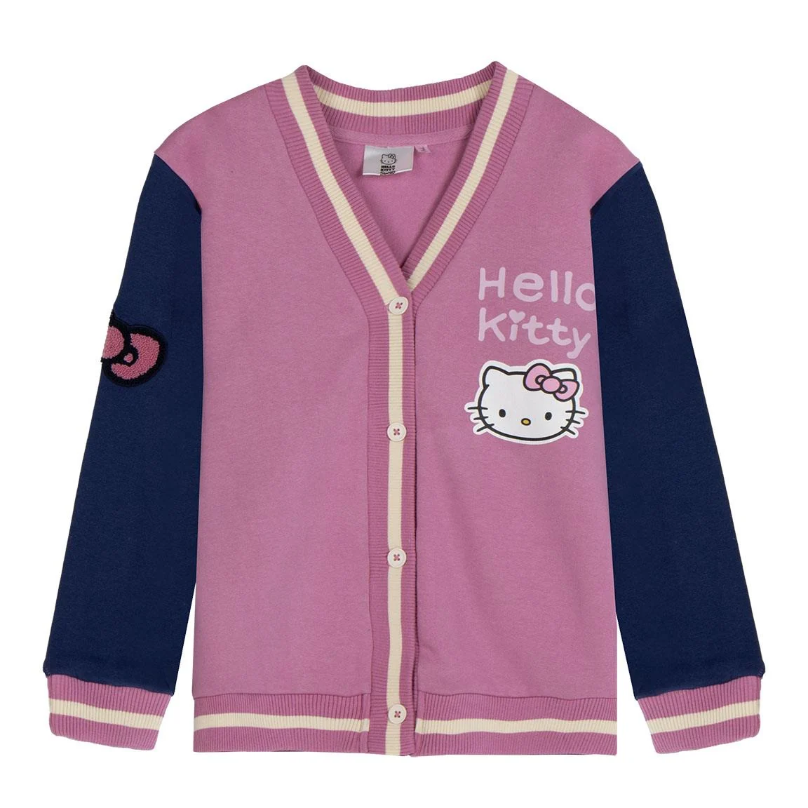 CHAQUETA COTTON BRUSHED BASEBALL HELLO KITTY - Imagen 2