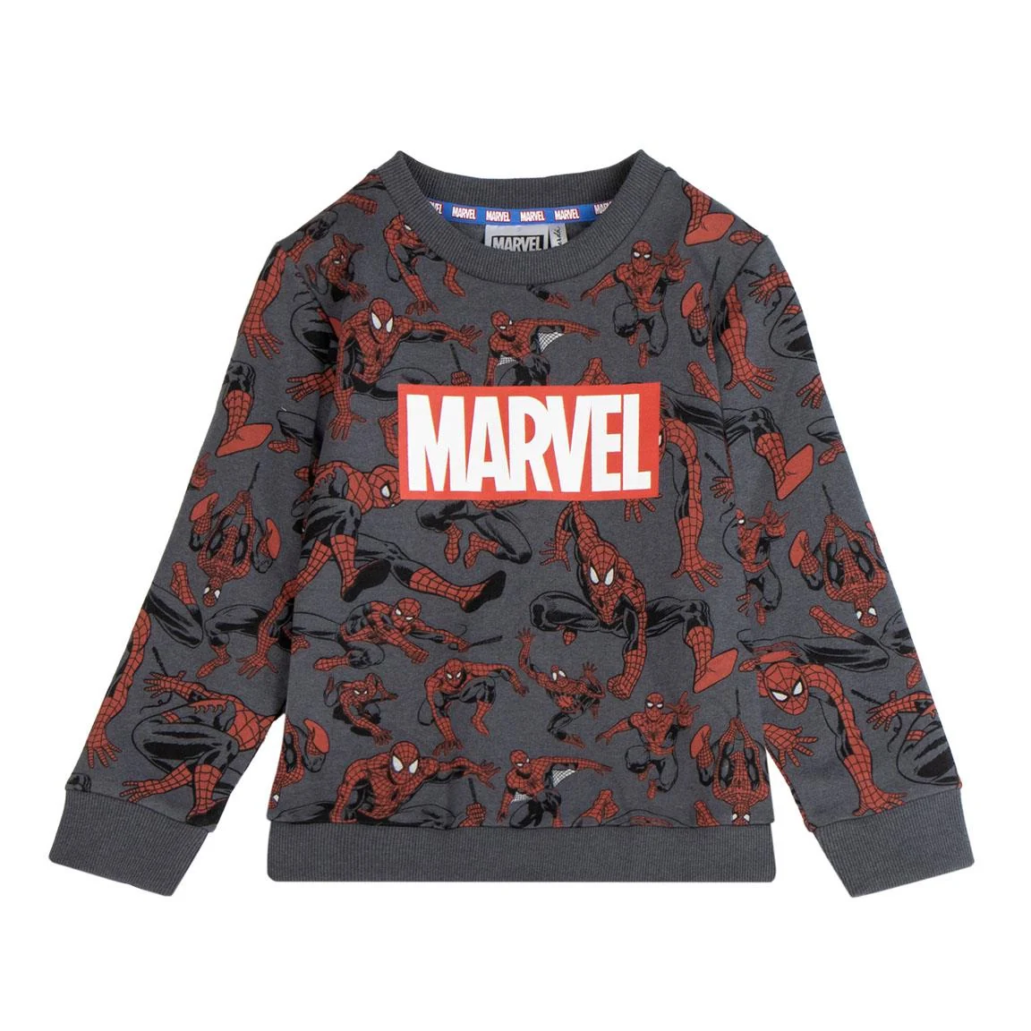 SUDADERA COTTON BRUSHED SPIDERMAN