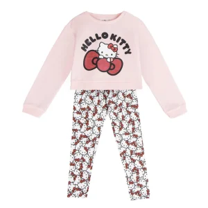 CONJUNTO 2 PIEZAS COTTON BRUSHED LEGGIN HELLO KITTY