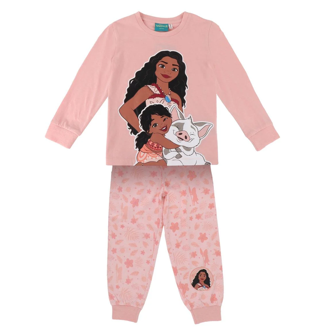 PIJAMA LARGO SINGLE JERSEY MOANA - Imagen 2