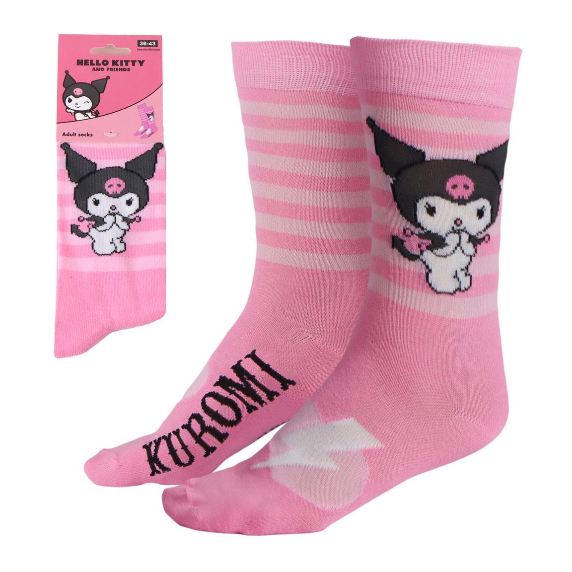 CALCETINES HELLO KITTY KUROMI - Imagen 2