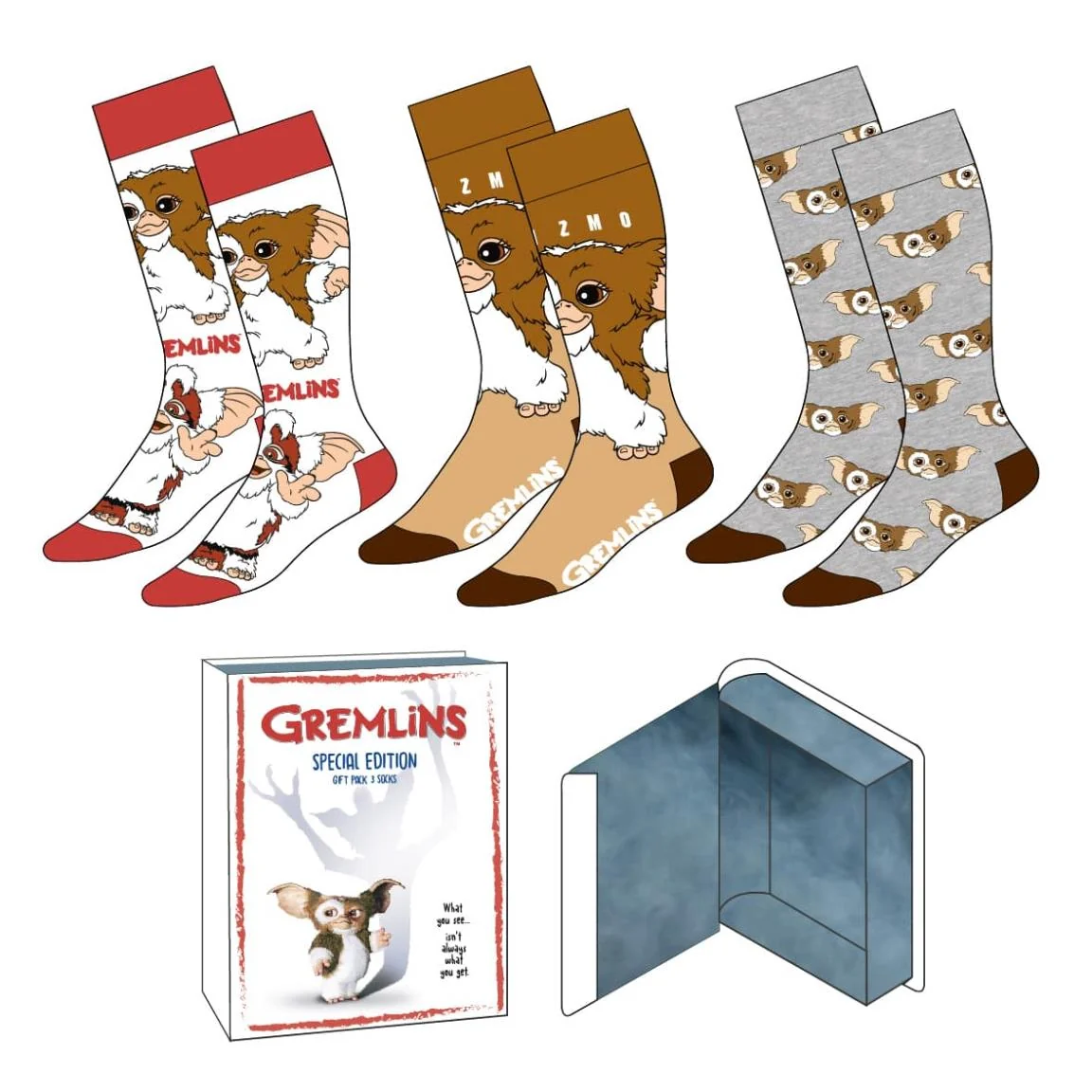 PACK CALCETINES 3 PIEZAS GREMLINS - Imagen 2