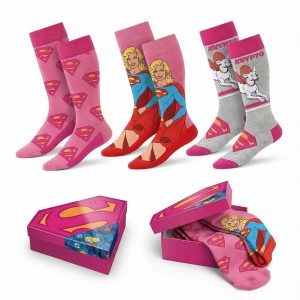 PACK CALCETINES 3 PIEZAS SUPERMAN SUPERGIRL
