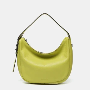 Bolso de hombro pequeño en piel verde