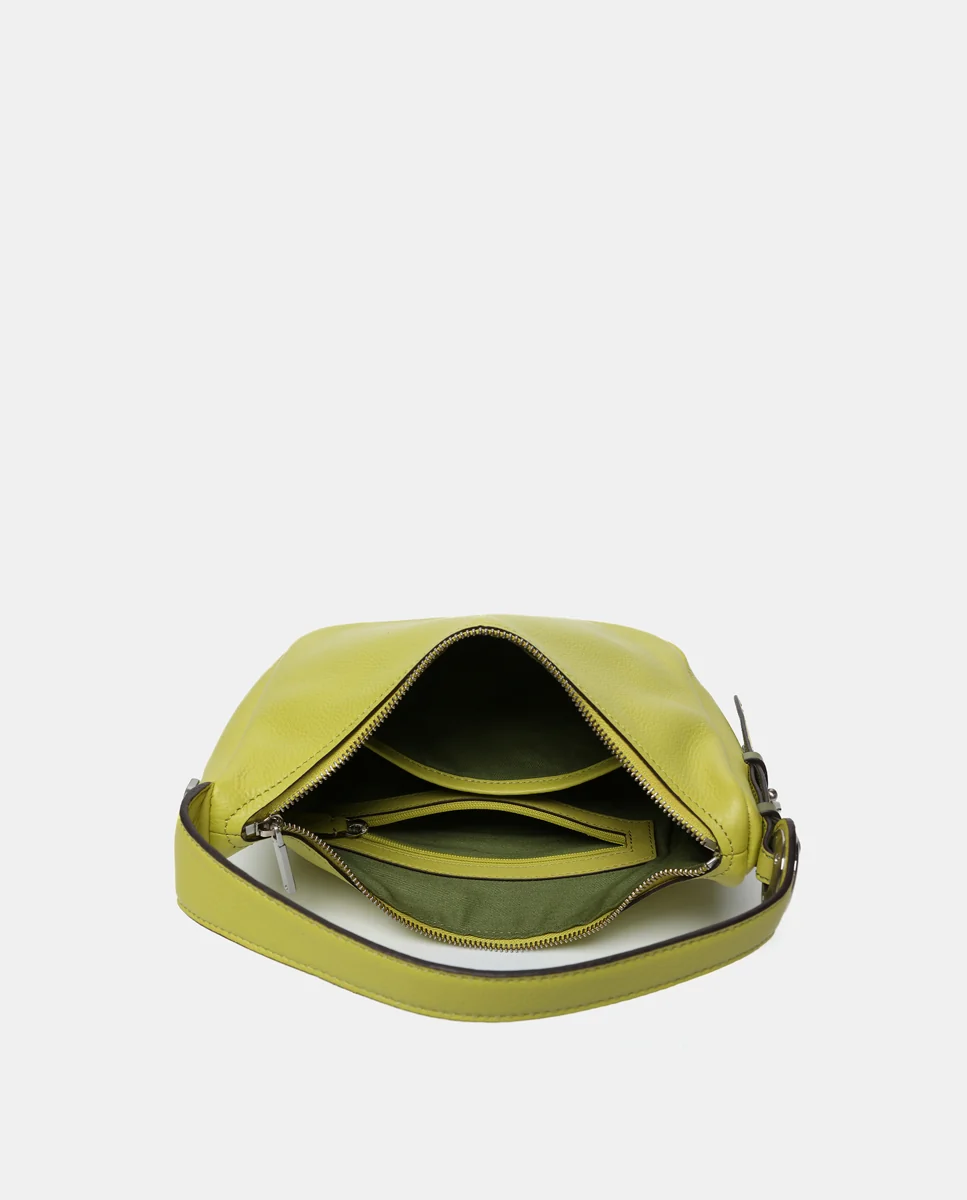 Bolso de hombro pequeño en piel verde - Imagen 6