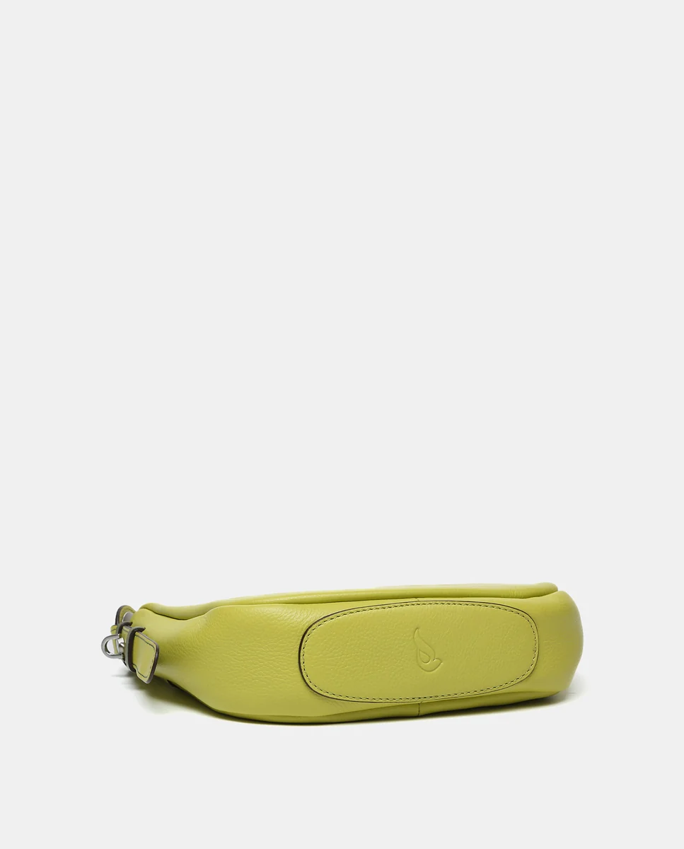 Bolso de hombro pequeño en piel verde - Imagen 7