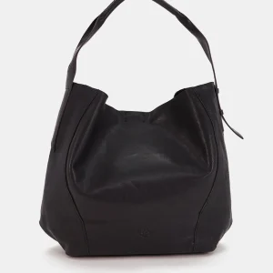 Bolso de hombro en piel negra