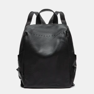 Mochila en piel negro