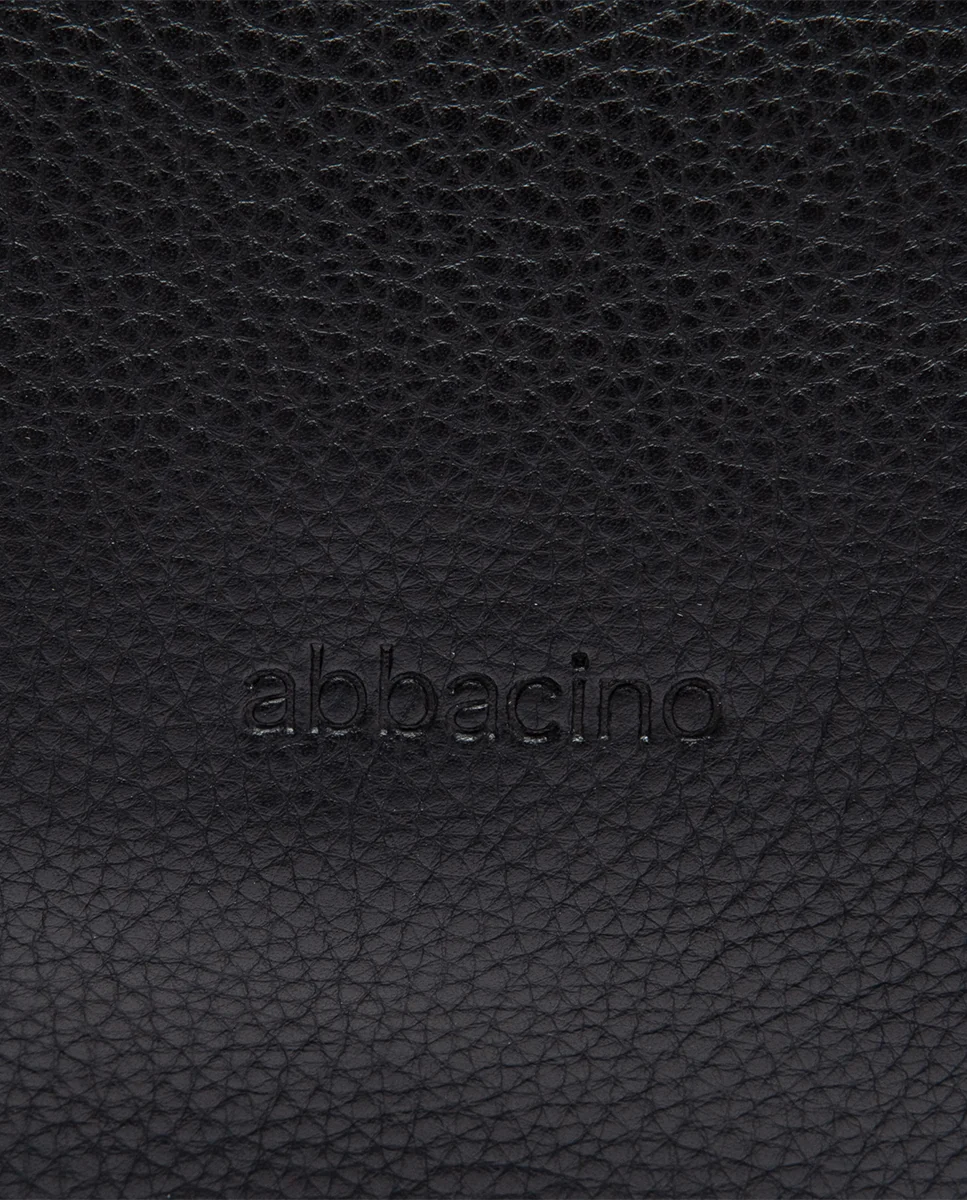 Bolso de mano en piel negra - Imagen 8