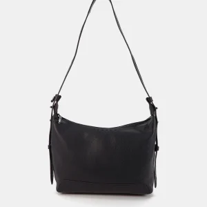 Bandolera en piel negra