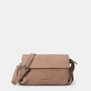 Bandolera en piel beige