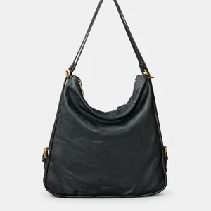 Bolso multifuncional en piel negro