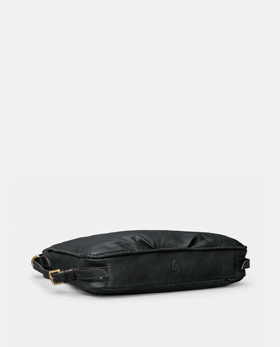 Bolso multifuncional en piel negro - Imagen 5
