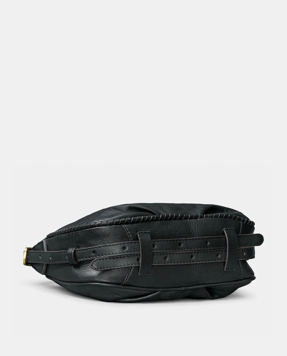 Bolso de mano en piel negro - Imagen 8