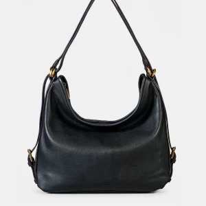 Bolso multifuncional en piel negro