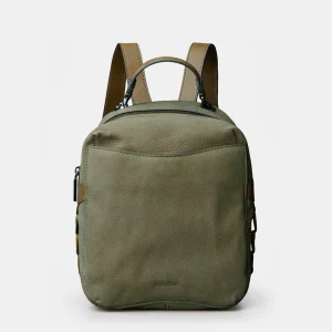 Mochila en nobuck verde