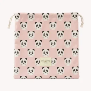 Bolsa de Muda Impermeable Panda Rosa