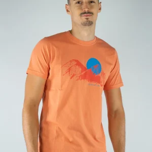 Camiseta Algodón Orgánico Sunset Salmon