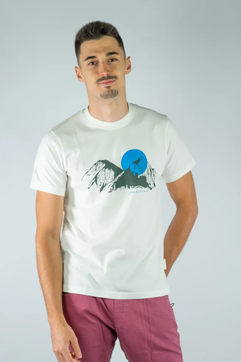 Camiseta Algodón Orgánico Sunset White - Imagen 2