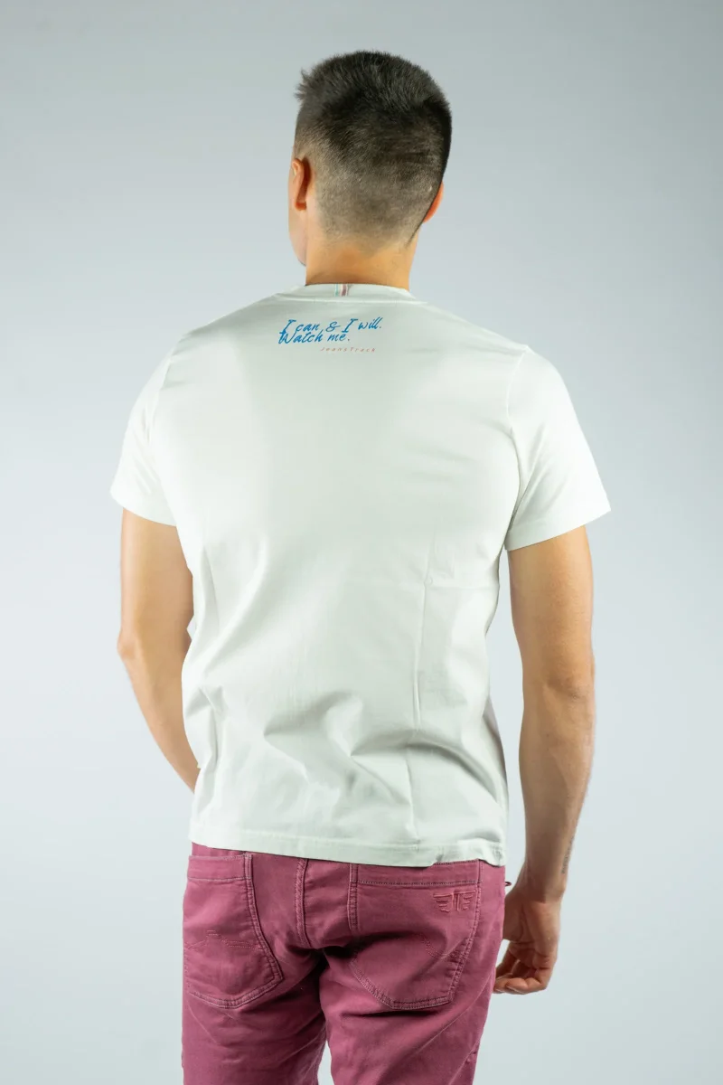 Camiseta Algodón Orgánico Sunset White - Imagen 4