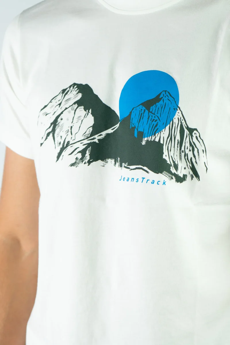 Camiseta Algodón Orgánico Sunset White - Imagen 6