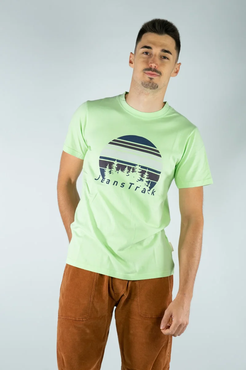 Camiseta Algodón Orgánico Fir Green - Imagen 2