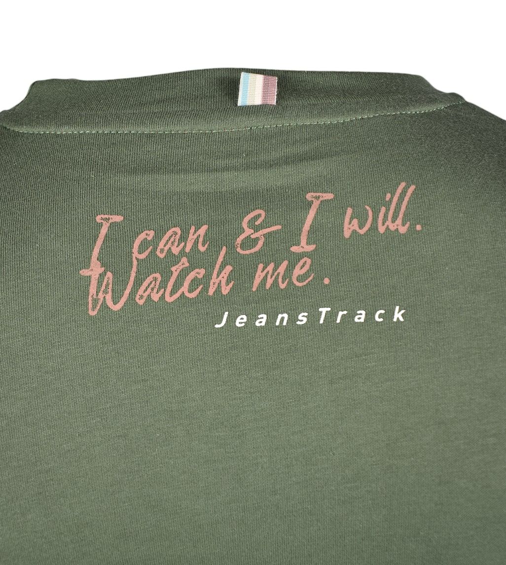 Camiseta Algodón Orgánico Sunset Khaki - Imagen 4