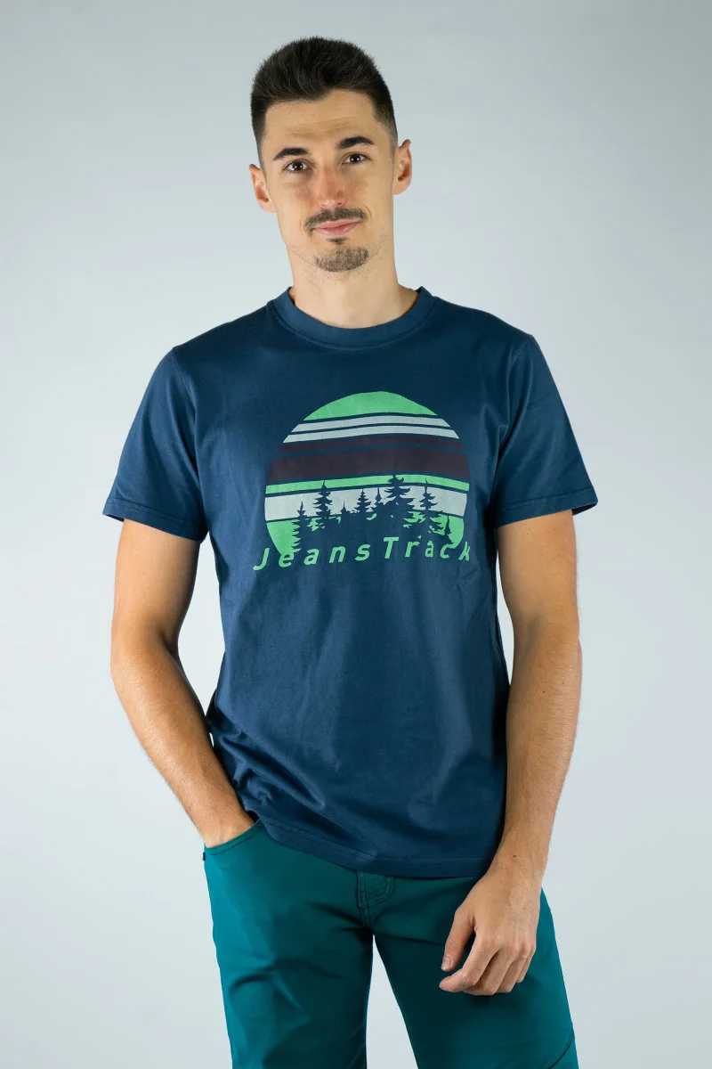 Camiseta Algodón Orgánico Fir Blue - Imagen 2