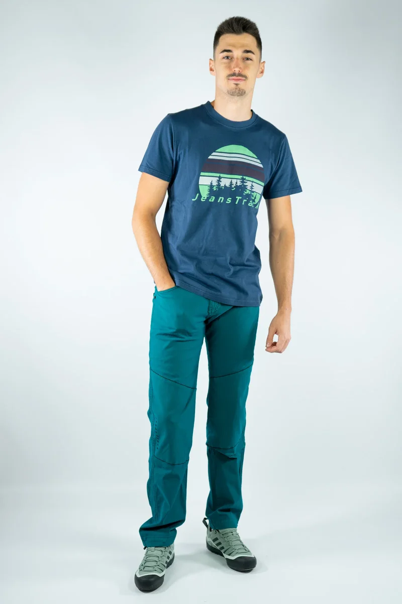 Camiseta Algodón Orgánico Fir Blue - Imagen 5
