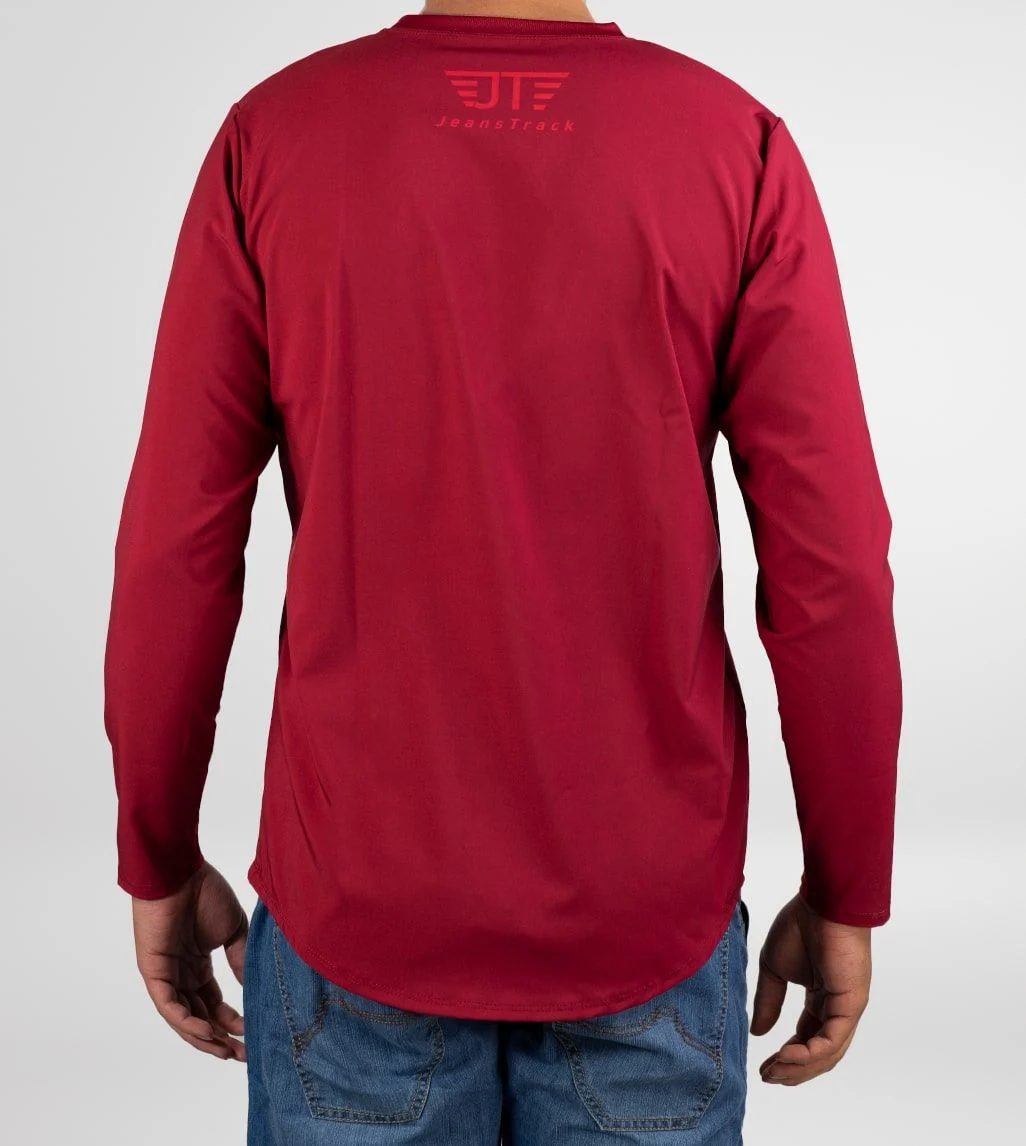 Camiseta Técnica Lux ML Grana - Imagen 3