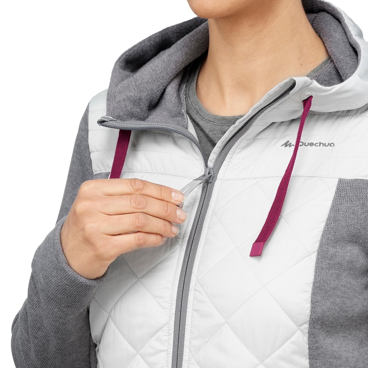 Jersey de mujer Quechua NH100 HYBRID - Imagen 5