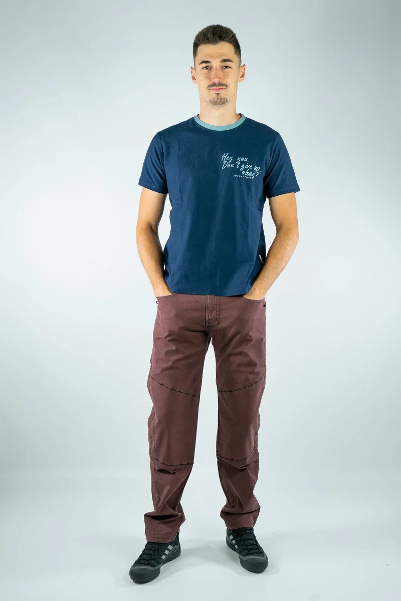 Camiseta Algodón Orgánico Mountains Navy - Imagen 5