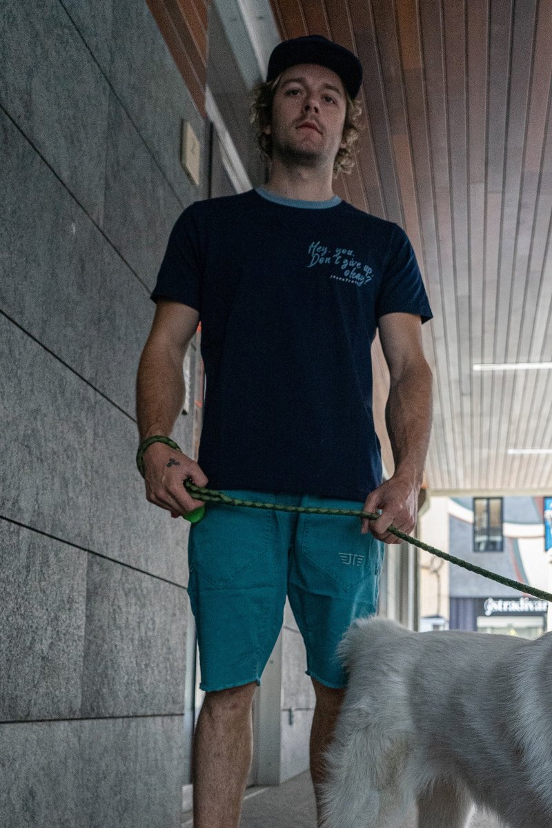 Camiseta Algodón Orgánico Mountains Navy - Imagen 8