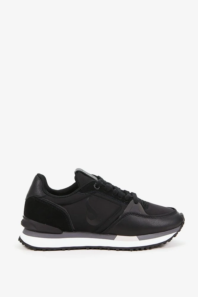 Zapatilla de mujer en negro - Imagen 2